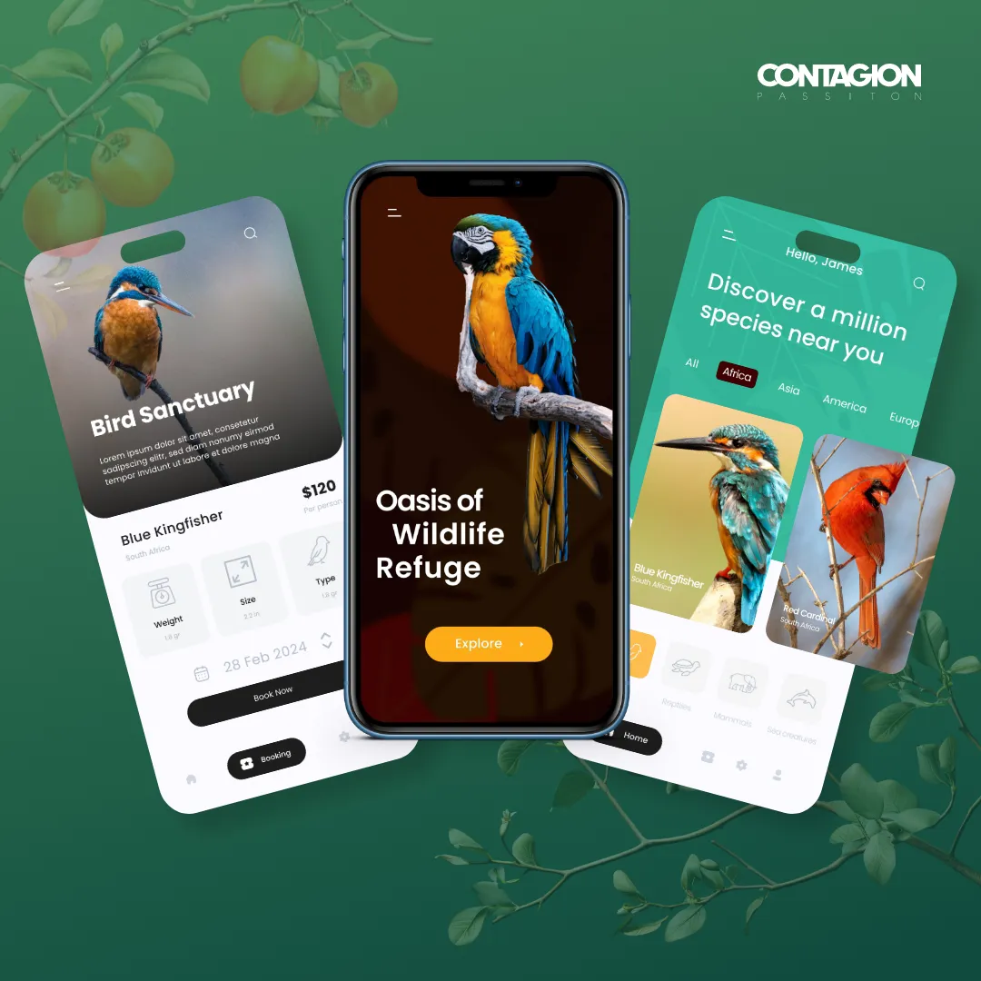 Discover the Wild: The Ultimate Wildlife Discovery and Trip Booking App by Qquench Contagion