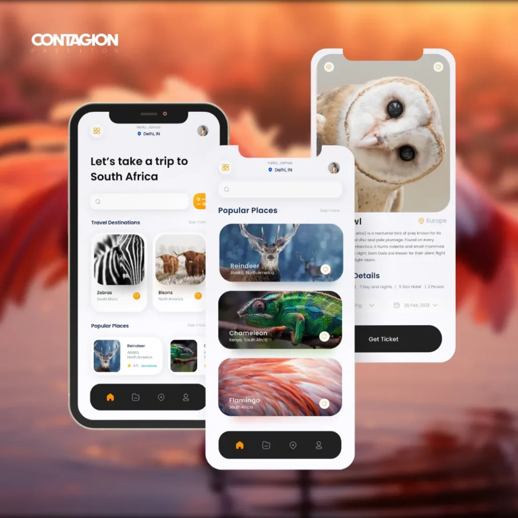 Discover the Wild: The Ultimate Wildlife Discovery and Trip Booking App by Qquench Contagion